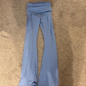 Aerie offline foldover flare leggings